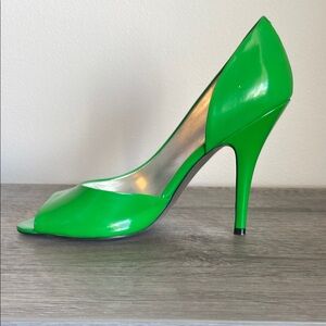 Green Stiletto Heels